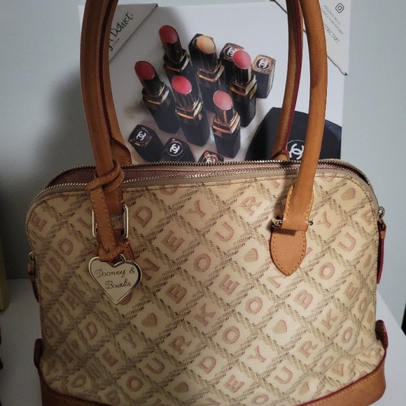 Dooney & Bourke Beige Satchel - Picture 4 of 14